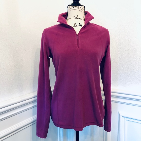 Columbia Sweaters - Columbia half zip purple sweater medium